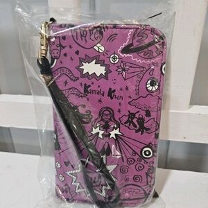 Marvel Ms. Marvel Kamala Khan Purple Graphic Wristlet Phone Case & Card Holder